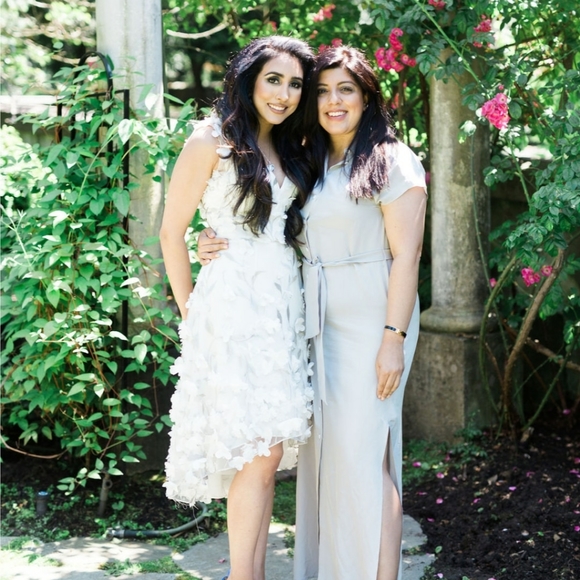 Marchesa notte 3d floral cocktail dress - Picture 1 of 5